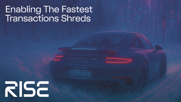 Enabling the Fastest Transactions with Shreds